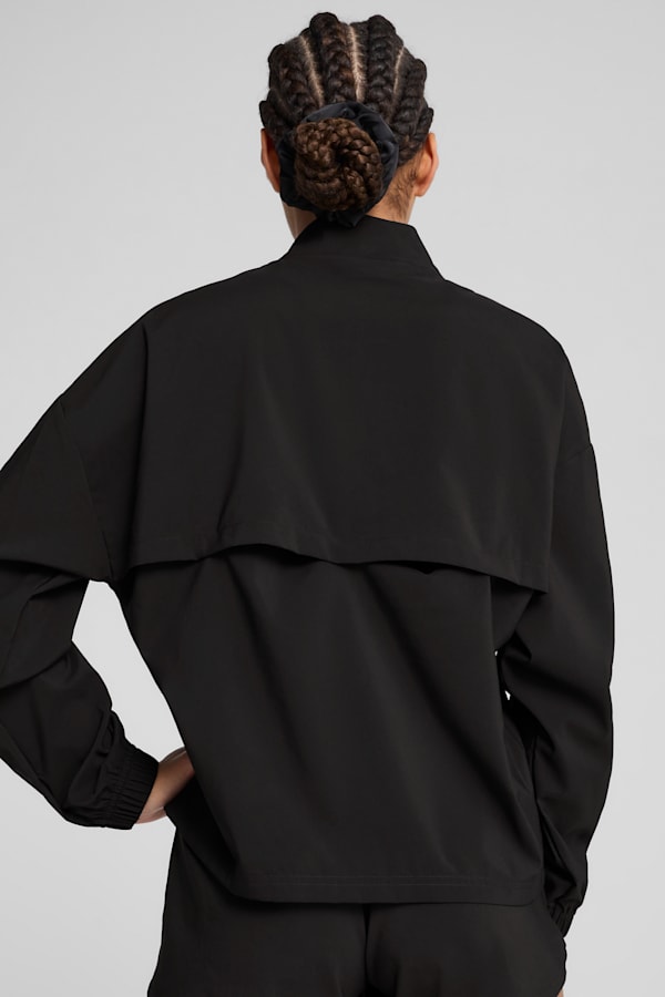 PUMA STRONG Woven Jacket Women, PUMA Black, extralarge
