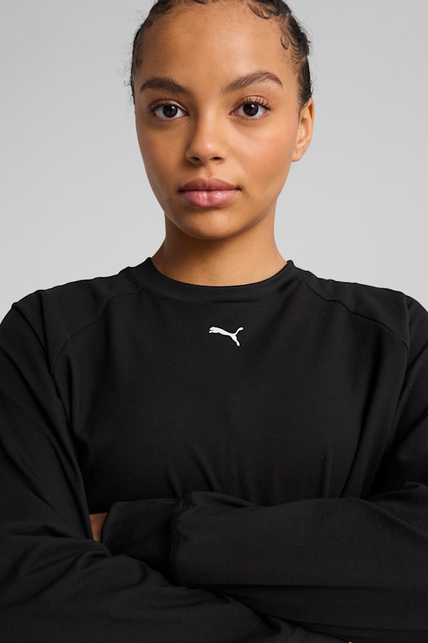 CLOUDSPUN Fashion Midlayer Women, PUMA Black, extralarge