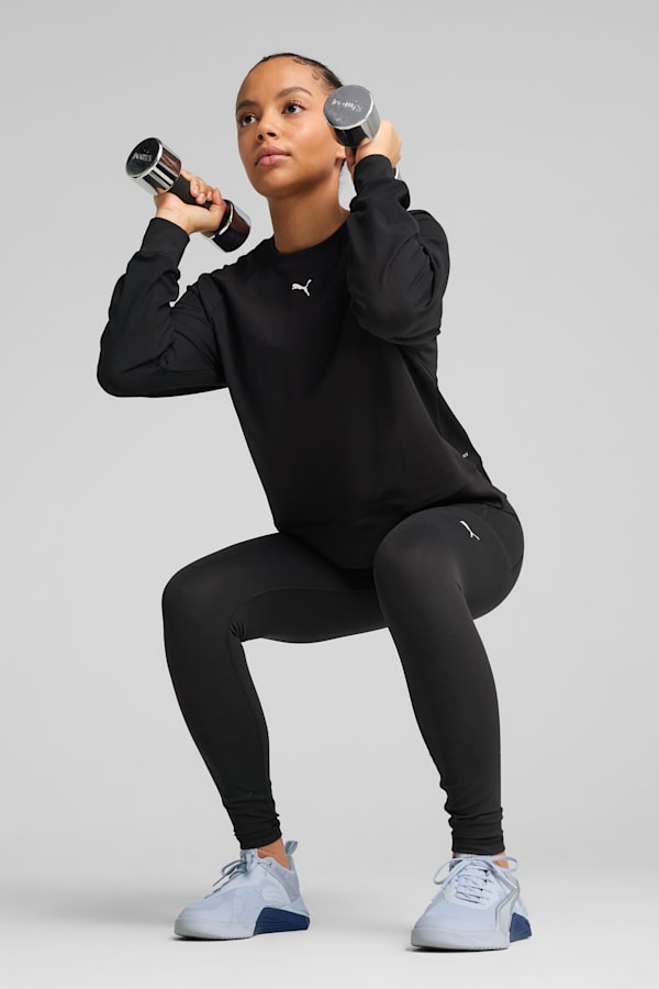 CLOUDSPUN Fashion Midlayer Women, PUMA Black, extralarge