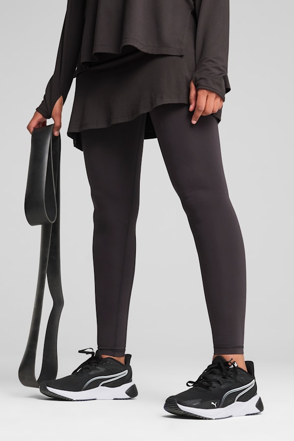 MODEST 2-in-1 Running Tights Women, PUMA Black, extralarge-GBR