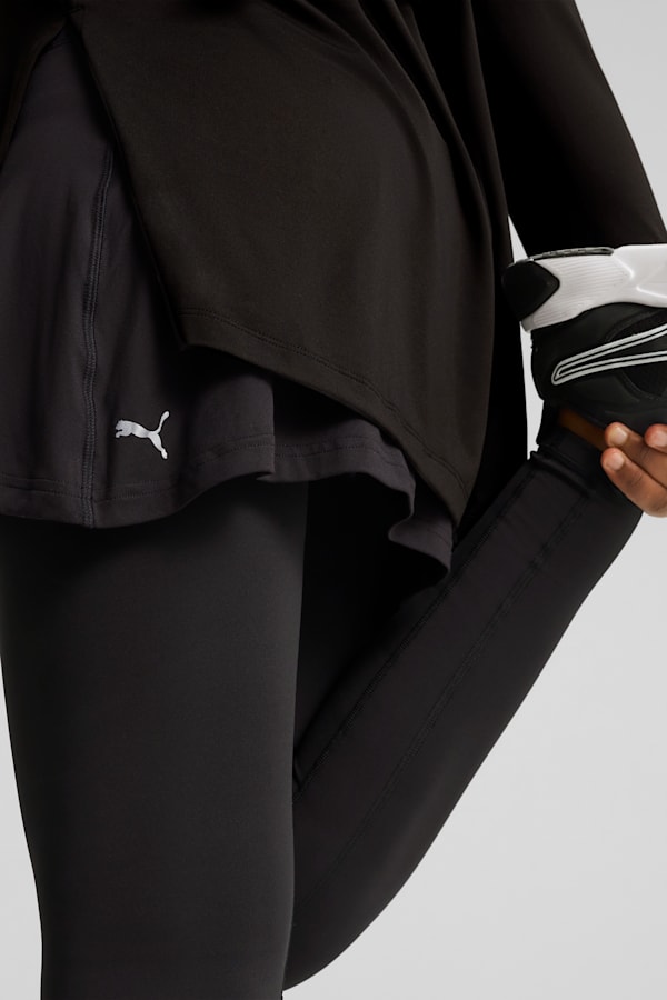 MODEST 2-in-1 Running Tights Women, PUMA Black, extralarge-GBR