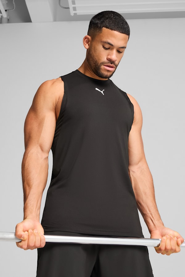 CLOUDSPUN Soft Breathable Tank Men, PUMA Black, extralarge
