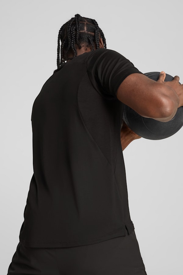 CLOUDSPUN Soft Breathable Tee Men, PUMA Black, extralarge