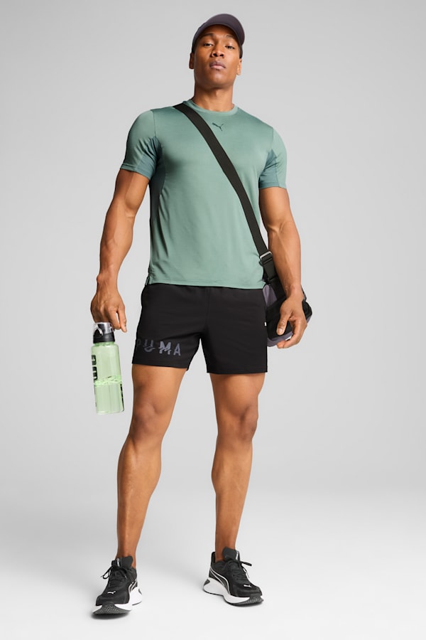 CLOUDSPUN Soft Breathable Tee Men, Green Moon Heather, extralarge