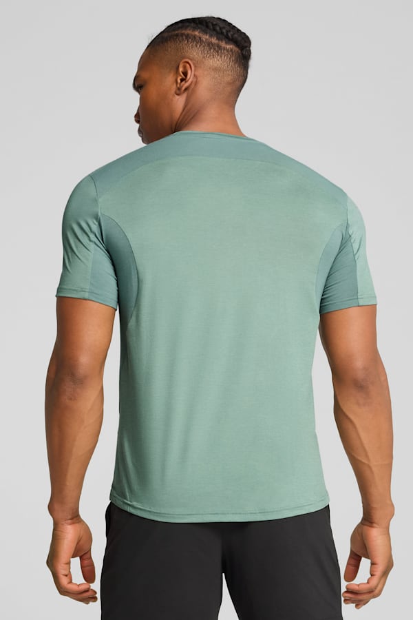 CLOUDSPUN Soft Breathable Tee Men, Green Moon Heather, extralarge