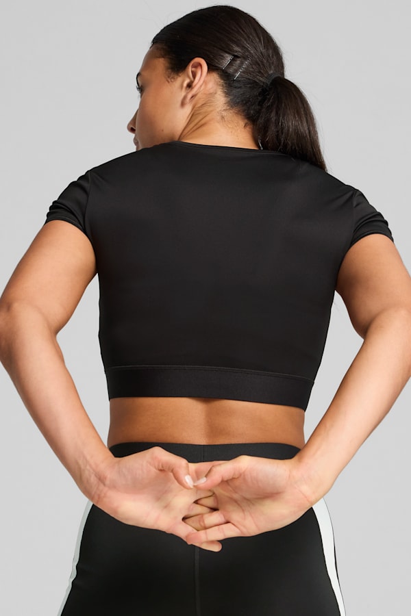 PUMA STRONG Crop Tee Women, PUMA Black, extralarge