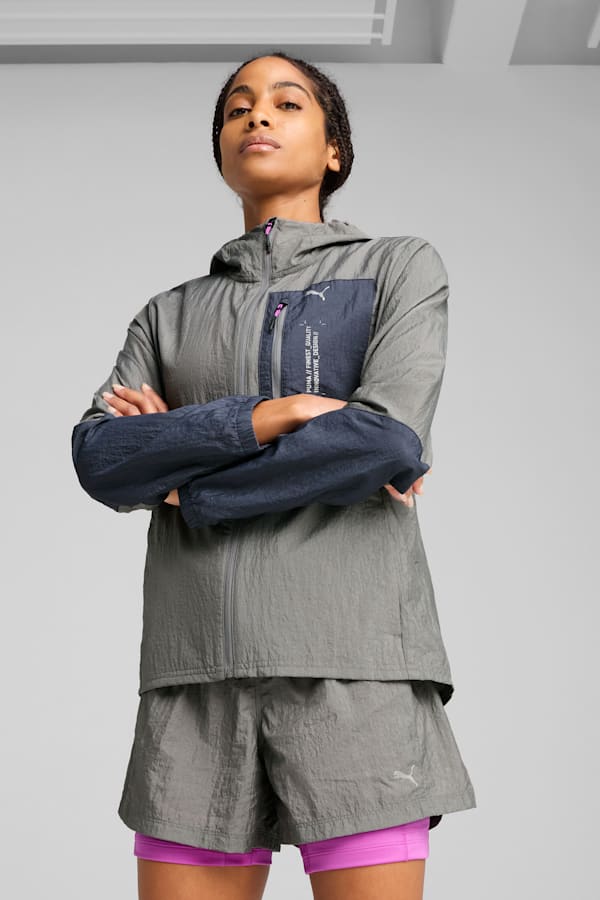 SEASONS WindCELL Jacket Women, Cast Iron, extralarge