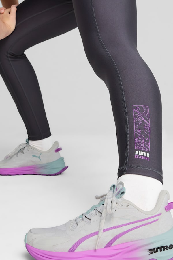 SEASONS Trail Running Tights Women, Galactic Gray, extralarge