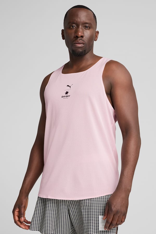 PUMA x SAYSKY Singlet Men, Rose Mauve, extralarge