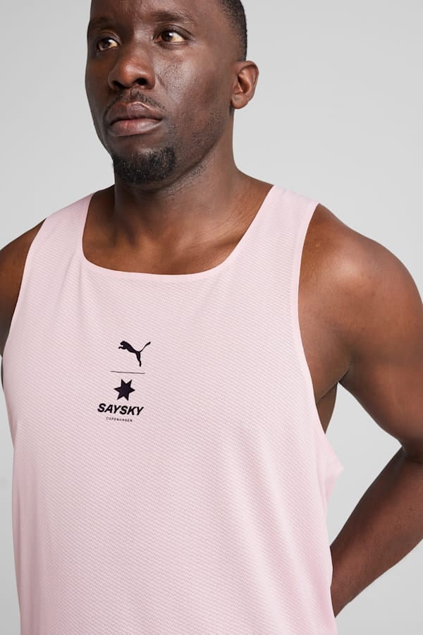 PUMA x SAYSKY Singlet Men, Rose Mauve, extralarge