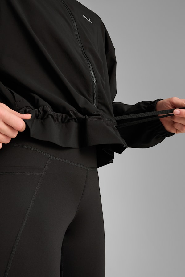 LACE Woven Jacket Women, PUMA Black, extralarge