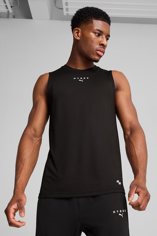 PUMA x HYROX CLOUDSPUN Tank Men, PUMA Black, extralarge