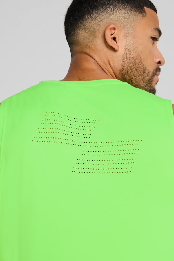 PUMA x HYROX CLOUDSPUN Tank Men, Green Glare, extralarge