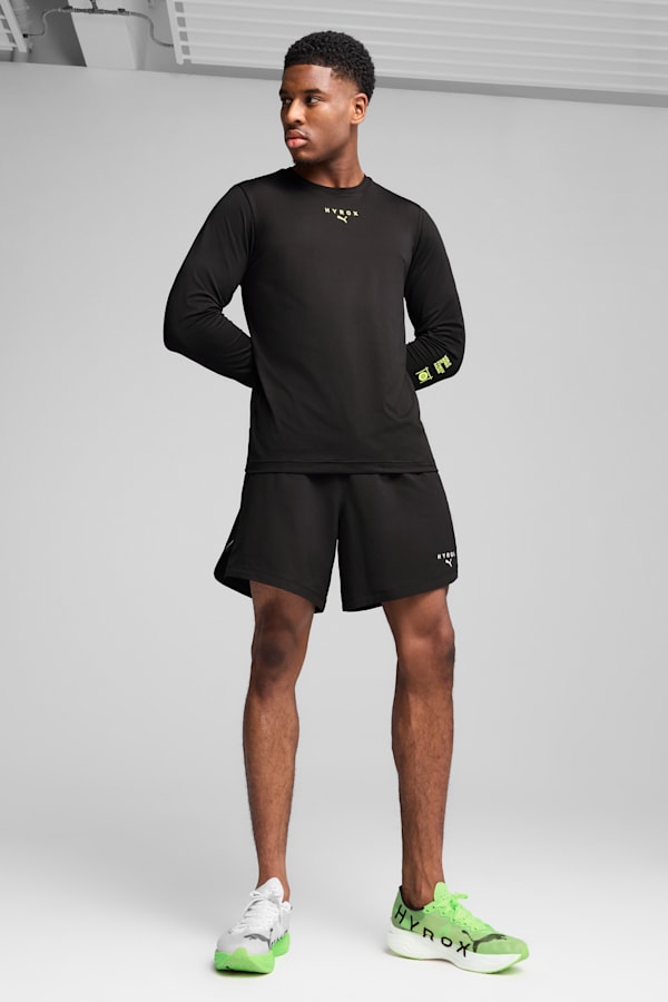PUMA x HYROX CLOUDSPUN Long-Sleeve Tee Men, PUMA Black, extralarge