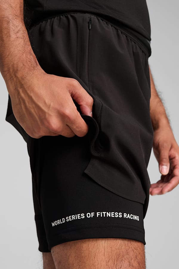 PUMA x HYROX 2-in-1 Training Shorts Men, PUMA Black, extralarge