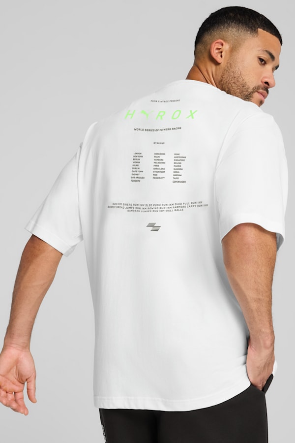 PUMA x HYROX Oversized Tee Men, PUMA White, extralarge
