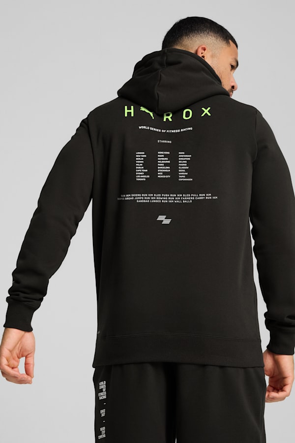 PUMA x HYROX Heavyweight Hoodie Men, PUMA Black, extralarge