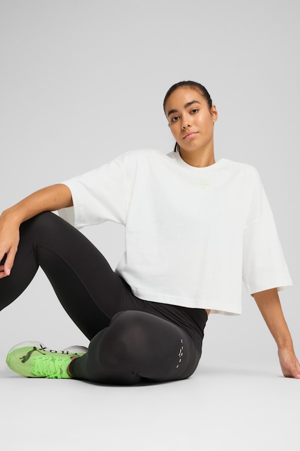 PUMA x HYROX Oversized Tee Women, PUMA White, extralarge