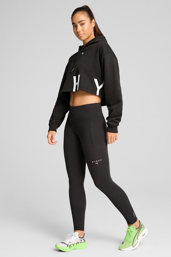 PUMA x HYROX Heavyweight Hoodie Women, PUMA Black, extralarge