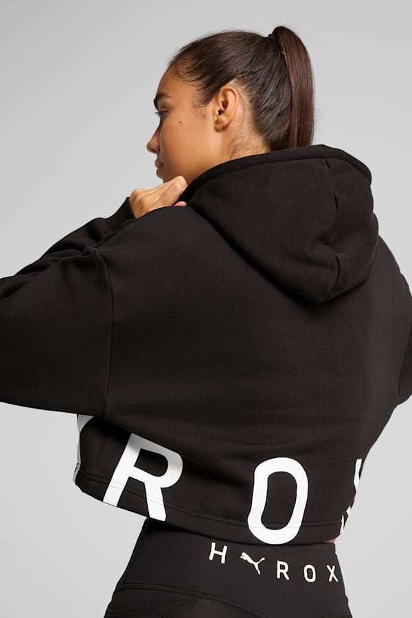 PUMA x HYROX Heavyweight Hoodie Women, PUMA Black, extralarge