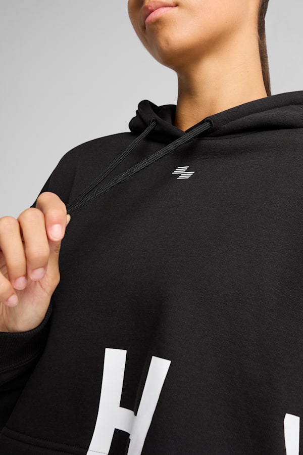 PUMA x HYROX Heavyweight Hoodie Women, PUMA Black, extralarge