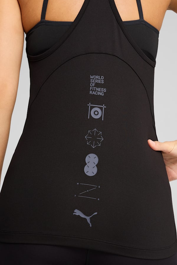 PUMA x HYROX CLOUDSPUN Racerback Top Women, PUMA Black, extralarge