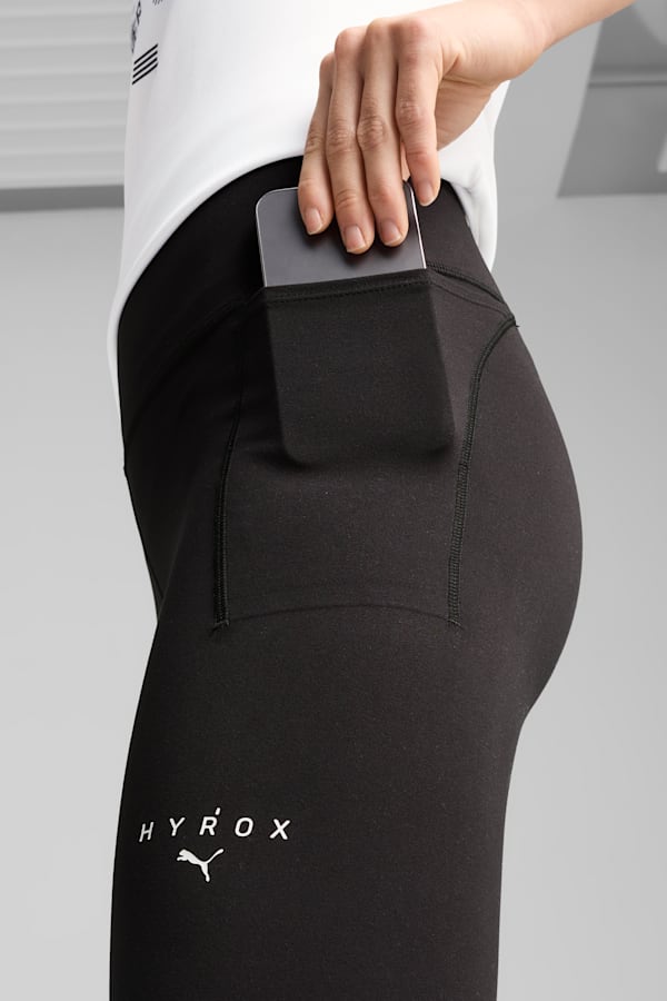 PUMA x HYROX CLOUDSPUN Full Tights Women, PUMA Black, extralarge
