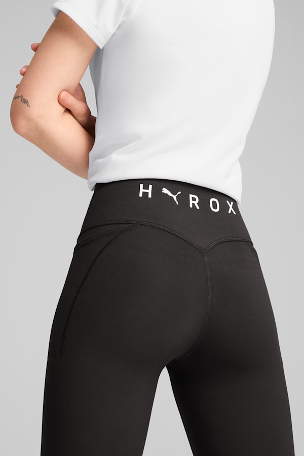PUMA x HYROX CLOUDSPUN Full Tights Women, PUMA Black, extralarge