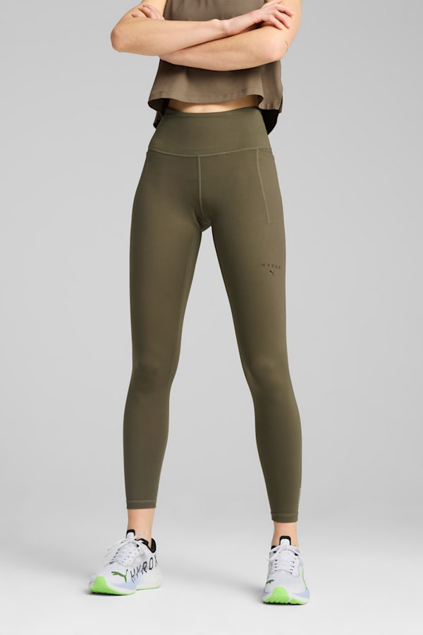 PUMA x HYROX CLOUDSPUN Full Tights Women, Loden Green, extralarge