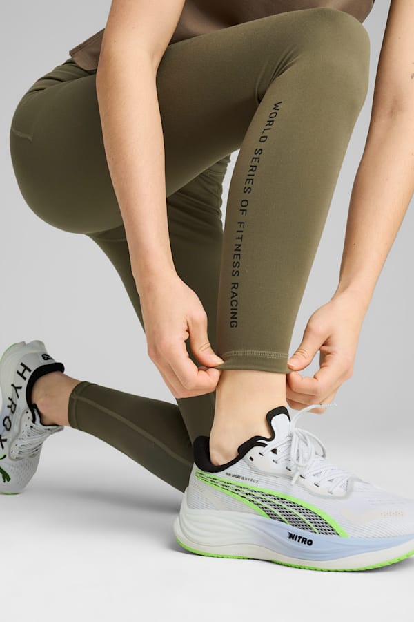 PUMA x HYROX CLOUDSPUN Full Tights Women, Loden Green, extralarge