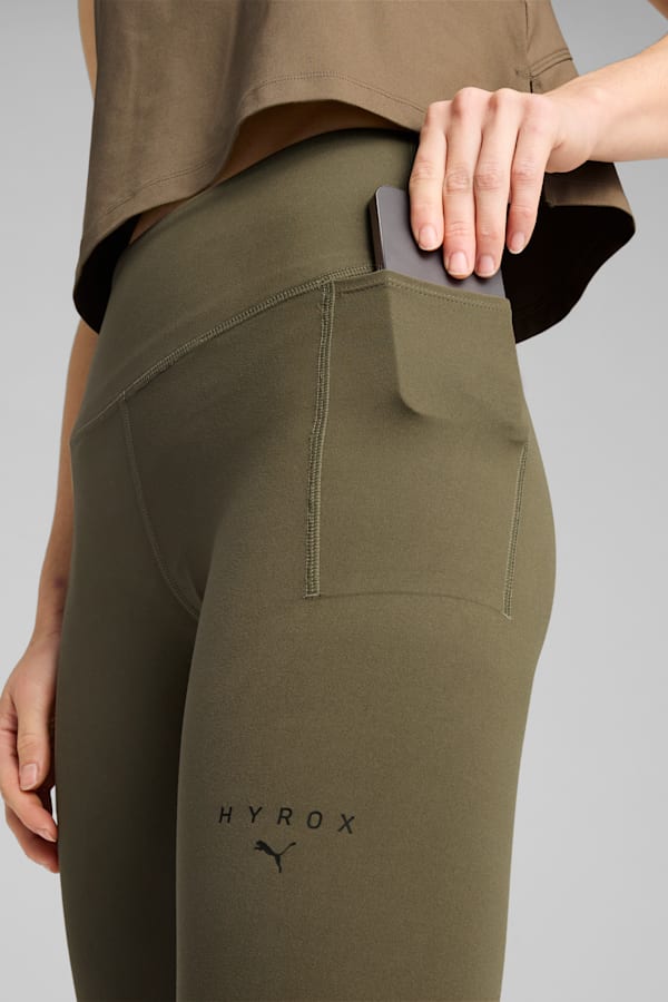 PUMA x HYROX CLOUDSPUN Full Tights Women, Loden Green, extralarge