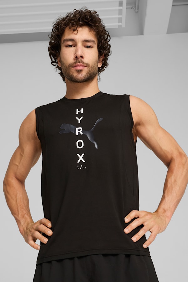 PUMA x HYROX CLOUDSPUN Tank Men, PUMA Black, extralarge