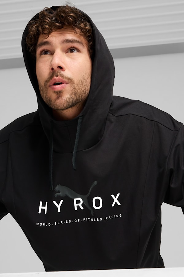 PUMA x HYROX Studio Hoodie Men, PUMA Black, extralarge