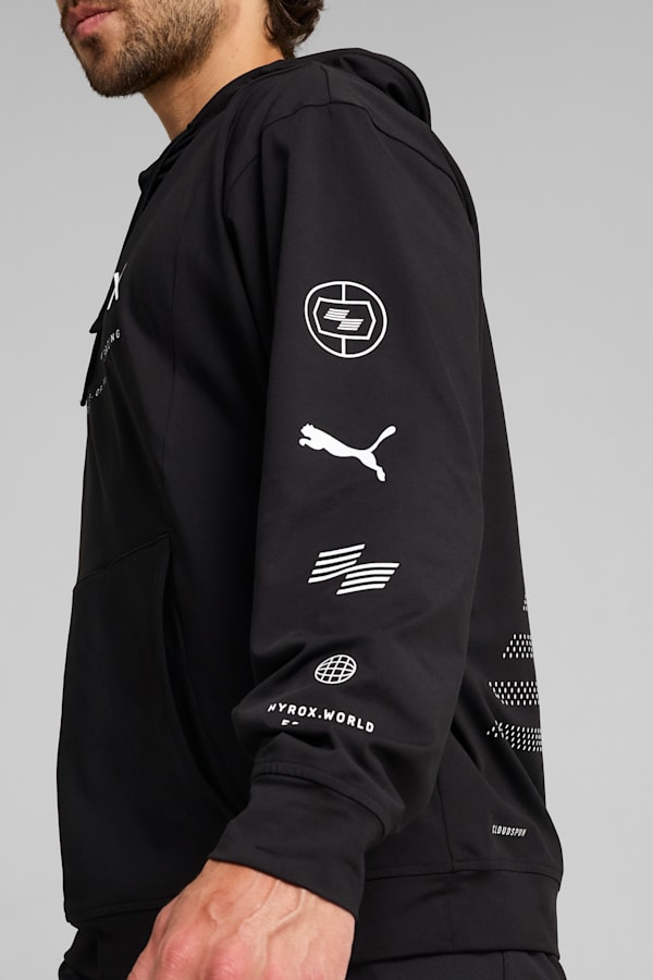 PUMA x HYROX Studio Hoodie Men, PUMA Black, extralarge