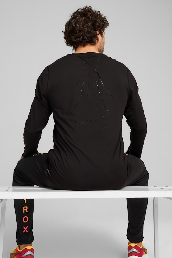 PUMA x HYROX Run Long Sleeve Tee Men, PUMA Black, extralarge