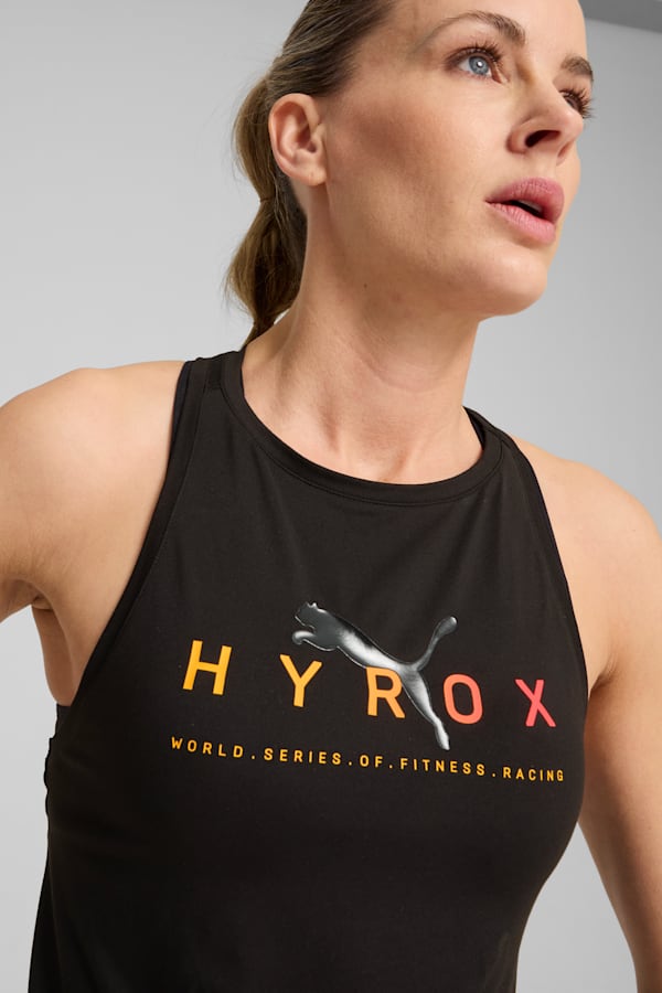 PUMA x HYROX Racerback Tank Women, PUMA Black, extralarge