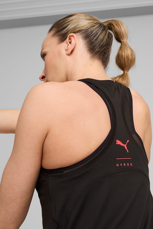 PUMA x HYROX Racerback Tank Women, PUMA Black, extralarge