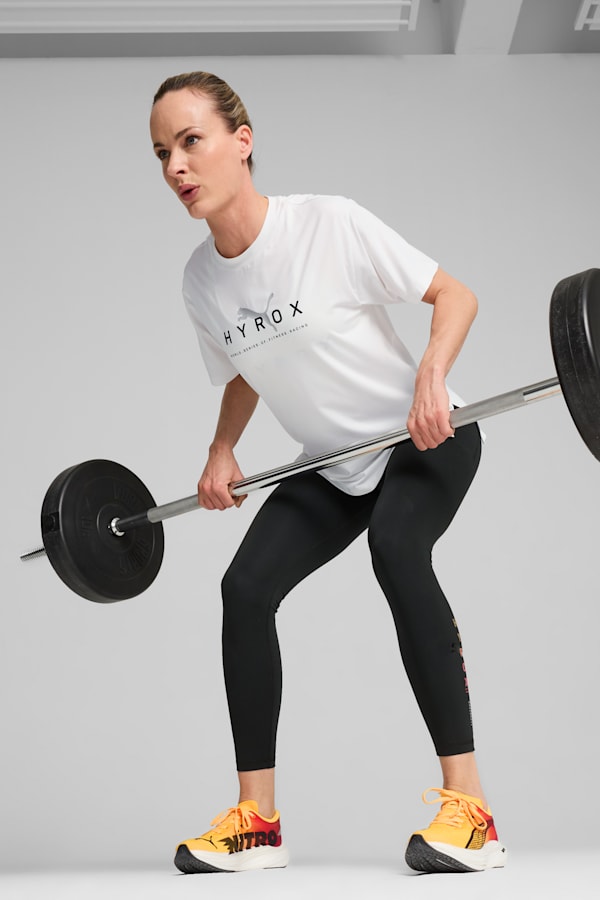 PUMA x HYROX CLOUDSPUN Tee Women, PUMA White, extralarge