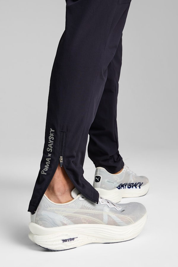 PUMA x SAYSKY Running Pants, New Navy, extralarge