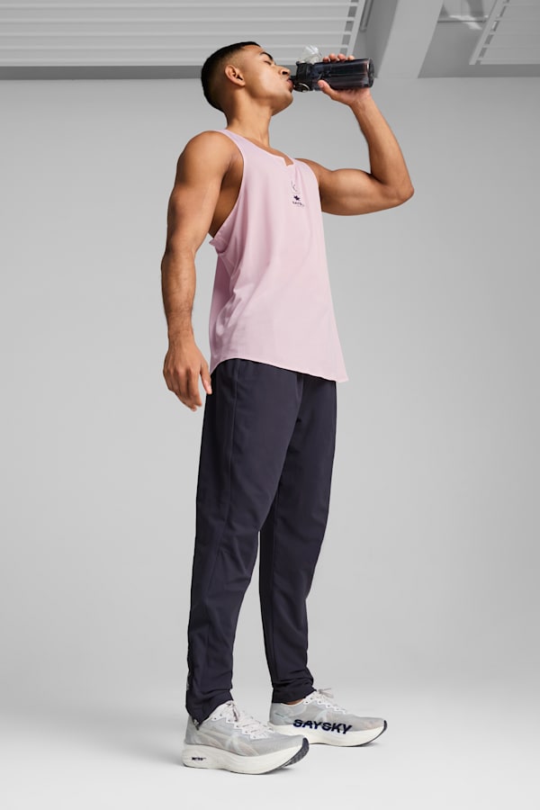 PUMA x SAYSKY Running Pants, New Navy, extralarge