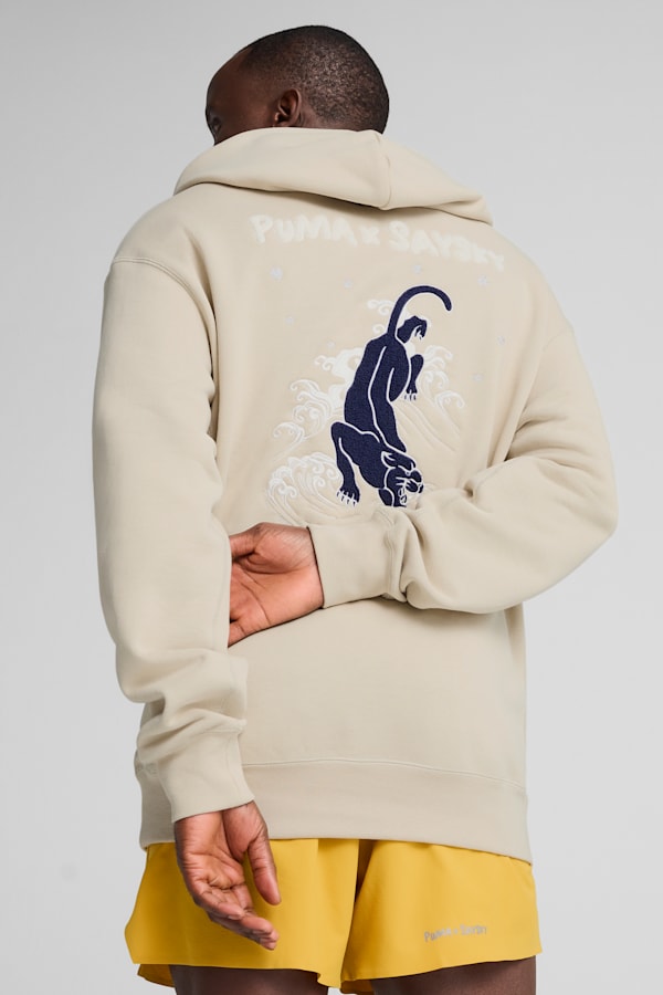 PUMA x SAYSKY Hoodie Unisex, Desert Dust, extralarge