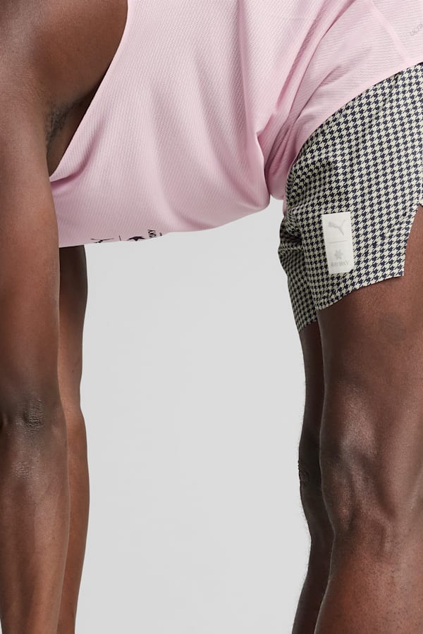PUMA x SAYSKY Running Shorts Men, New Navy-Desert Dust, extralarge