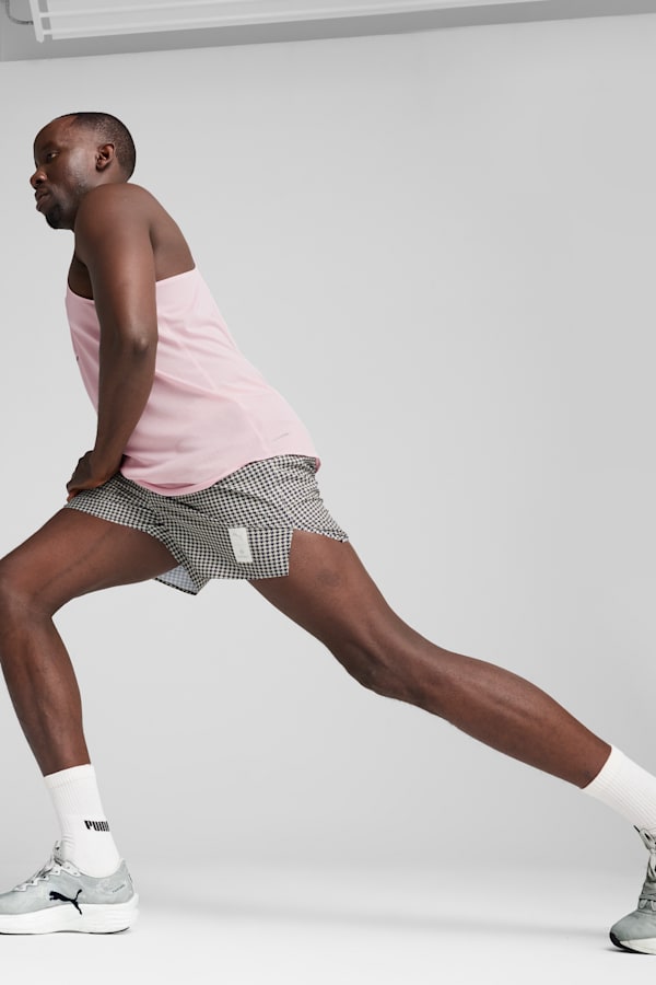 PUMA x SAYSKY Running Shorts Men, New Navy-Desert Dust, extralarge