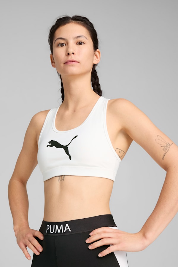 4KEEPS Bra, PUMA White-Big Cat, extralarge