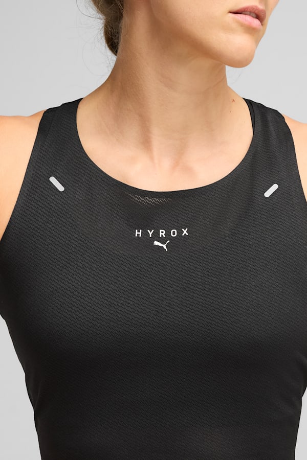 PUMA x HYROX ULTRASPUN Cropped Tank Top Women, PUMA Black, extralarge