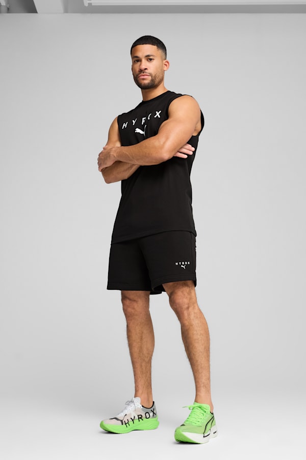 PUMA x HYROX Cut-Off Tank Men, PUMA Black, extralarge