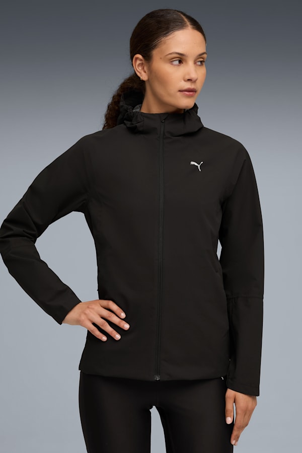 PUMA RUN rainCELL Jacket Women, PUMA Black, extralarge-GBR