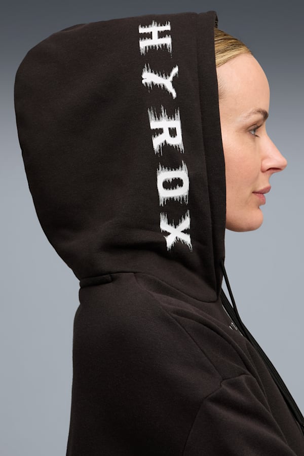PUMA x HYROX Heavyweight Hoodie Women, PUMA Black, extralarge-GBR