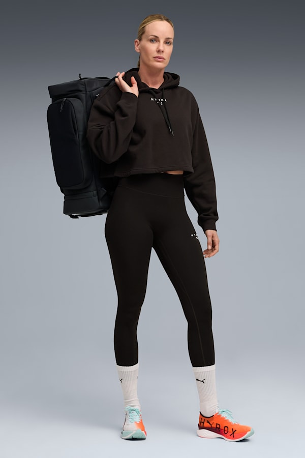 PUMA x HYROX Heavyweight Hoodie Women, PUMA Black, extralarge-GBR
