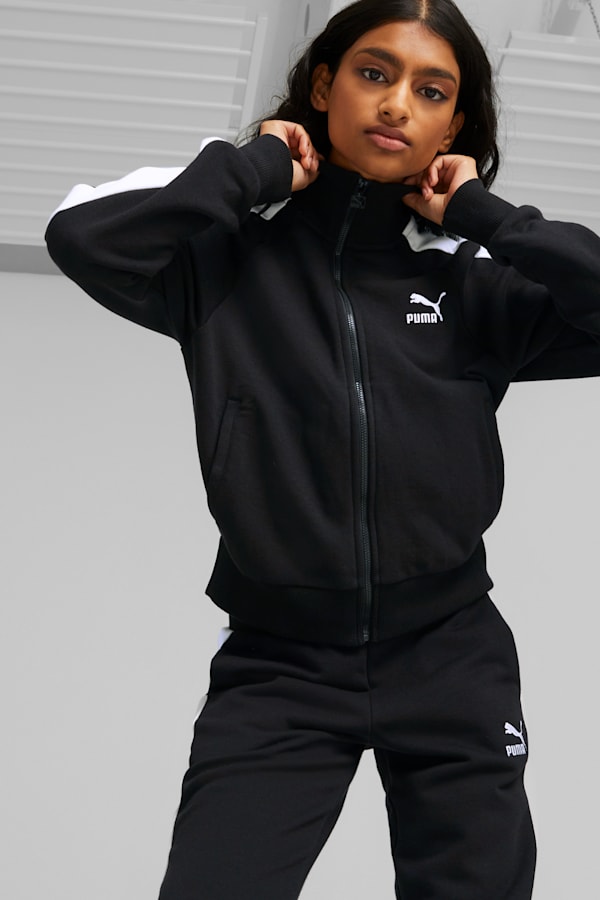 Iconic T7 Track Jacket Women, Puma Black, extralarge